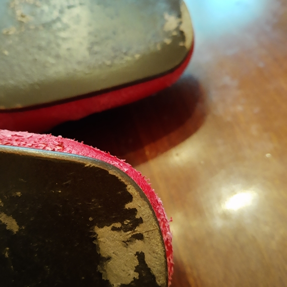 Vero Cuoio red leather 3 inch heels. Size 9 - Picture 14 of 16